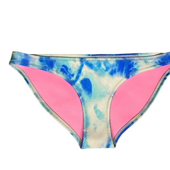 Triangl Blue Tie-Dye Bikini: Bibi-Mare size Large - Picture 5 of 7